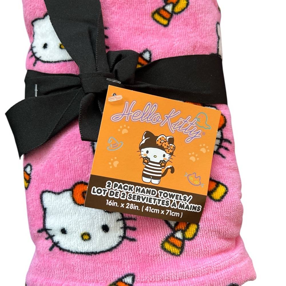 Hello Kitty Halloween Pink  Hand Towels